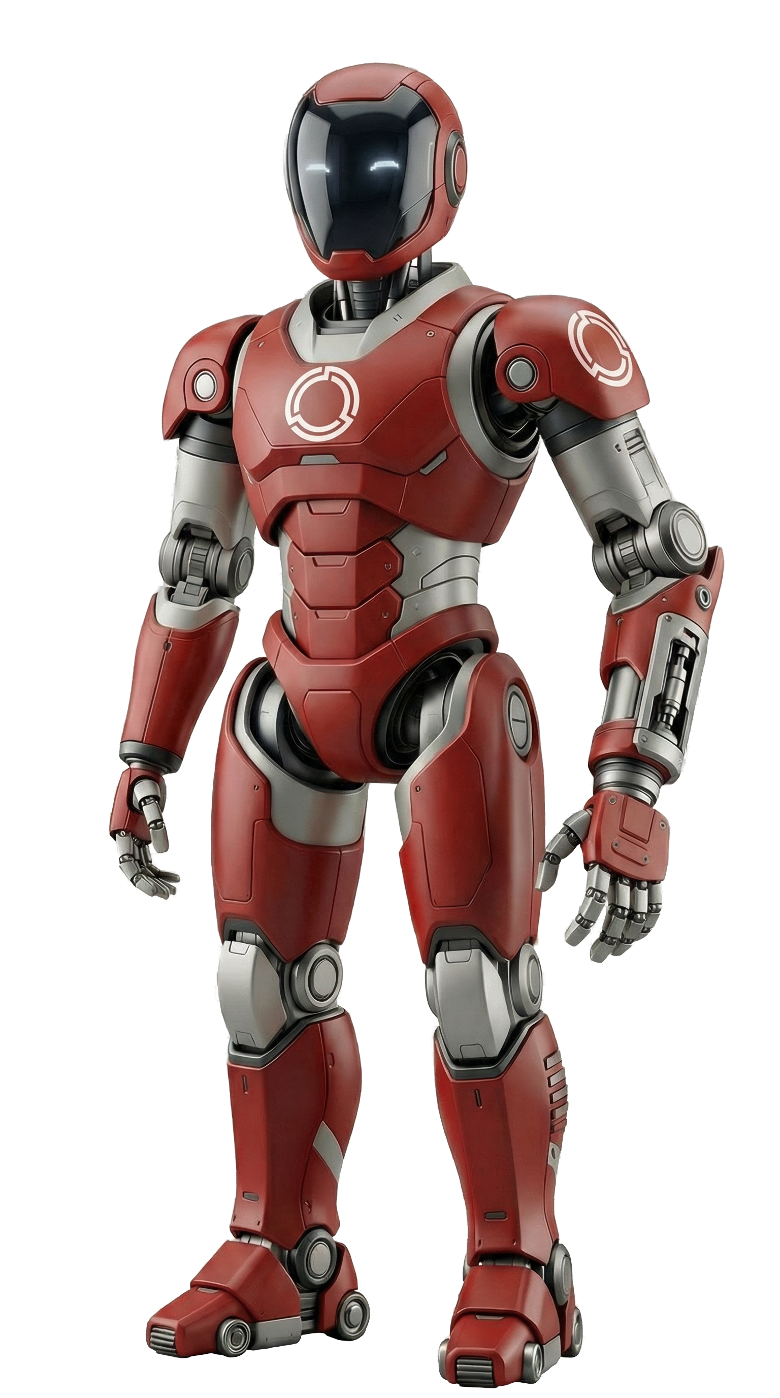 Kırmızı ve metalik Turcoman robotu